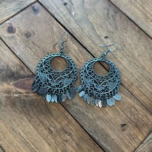 Gunmetal Paparazzi Earrings